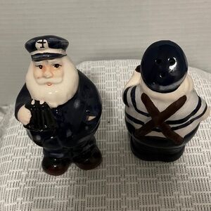 Nautical Sailor Salt and Pepper Shakers